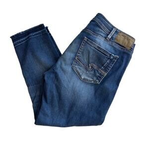 Silver Jeans Co. Avery Skinny Crop Jeans 32x24